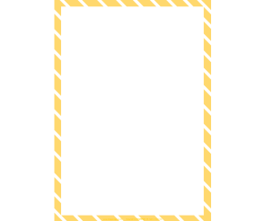 노랑 사선 테두리