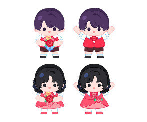 어버이날 축하하는 아이