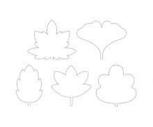 낙엽 색칠 모음
