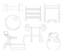 운동기구 색칠 모음
