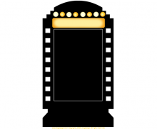 상영작 안내판 (문구없음)