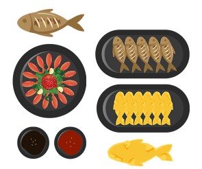 빙어 음식 모음