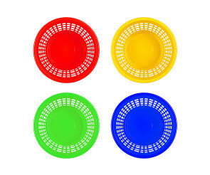 플라스틱 원형 바구니