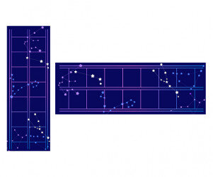 별자리 이야기 원고지 레터링(문구없음)