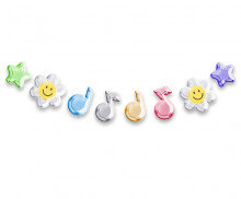 데이지 음표 풍선 가랜드