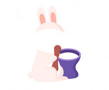 달토끼 합성이미지