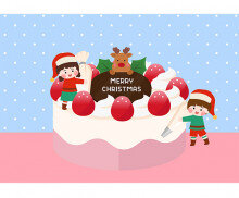 케이크 만들기 배경