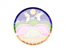 달토끼 송편 라벨