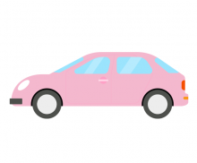 분홍색 자동차