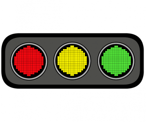 자동차 신호등 3구