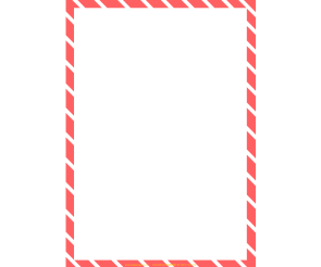 빨강 사선 테두리