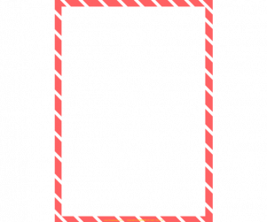 빨강 사선 테두리