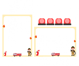 안전 교육판(소방관)(문구없음)