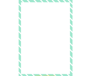 민트 사선 테두리