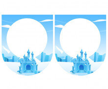 [개별도안] 눈꽃축제 가랜드