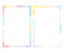 수채화 테두리 모음