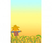 허수아비 배경