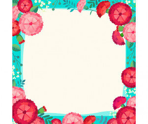 카네이션 메모지