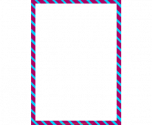 자주 하늘 사선 테두리