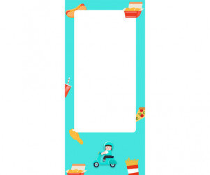 배달 포장 배너 (문구없음)