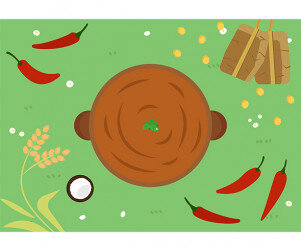 장 담그기 배경