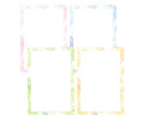 수채화 테두리 모음