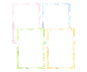 수채화 테두리 모음