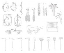 농촌 색칠 모음