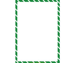 진초록 사선 테두리