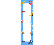 여름 용품 가게 세로 배너(문구없음)