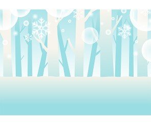 눈 내리는 숲 배경