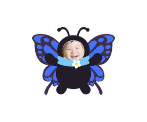 나비 합성이미지