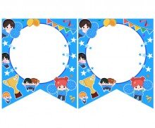 [개별도안] 청팀 모여라 가랜드