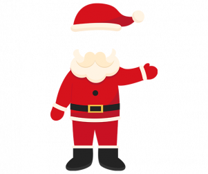 산타 할아버지 합성이미지