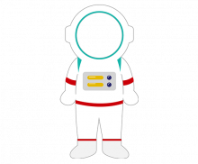 우주인 합성이미지