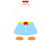 꼬꼬닭 합성이미지