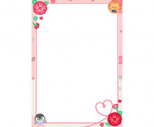 카네이션 테두리