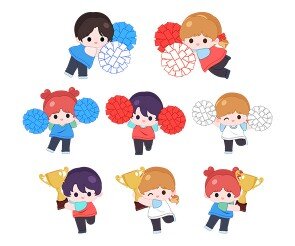 운동회 하는 아이