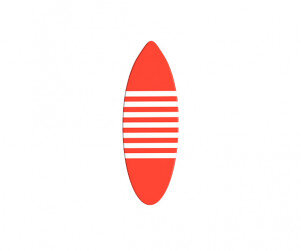 서핑보드(빨강)