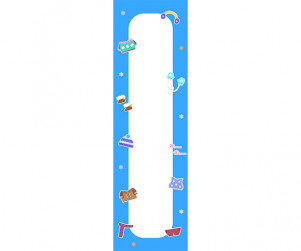 겨울 용품 가게 세로 배너(문구없음)