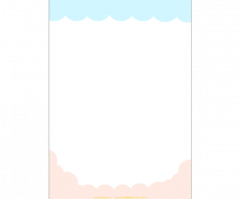 분홍색 하늘색 구름 배경