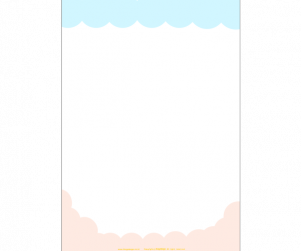 분홍색 하늘색 구름 배경