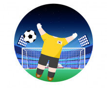 골키퍼 합성 라벨