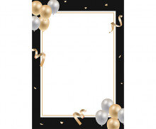 졸업 풍선 테두리