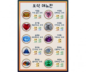 보석가게 메뉴판(지폐)