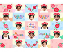 어버이날 하트 합성 포토월