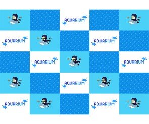 아쿠아리움 포토월 만들기