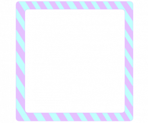 보라 하늘 정사각 테두리