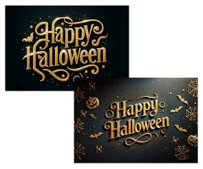 HAPPY HALLOWEEN 글씨 배경