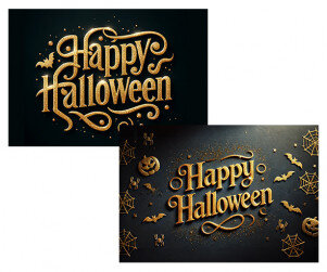 HAPPY HALLOWEEN 글씨 배경